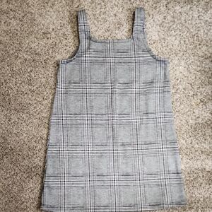 Plaid Jumping Beans Romper Dress